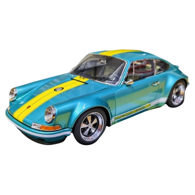 MZAMOXZ for Porsche 911 Singer 1 18 Resin Car Model Limited Edition High End Replica Collectibles Non-Remote App Controlled Toys